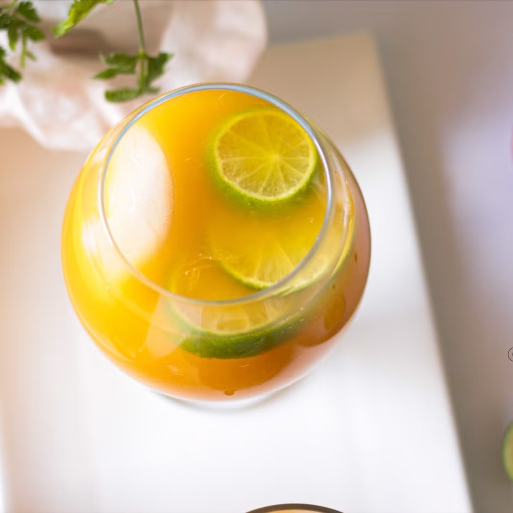 Mango Passion fruit Ice Tea  (teapot)
