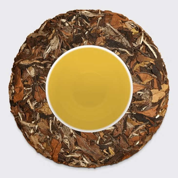 White Tea Shou Mei 'Long Noble Life Eyebrow' (teapot)