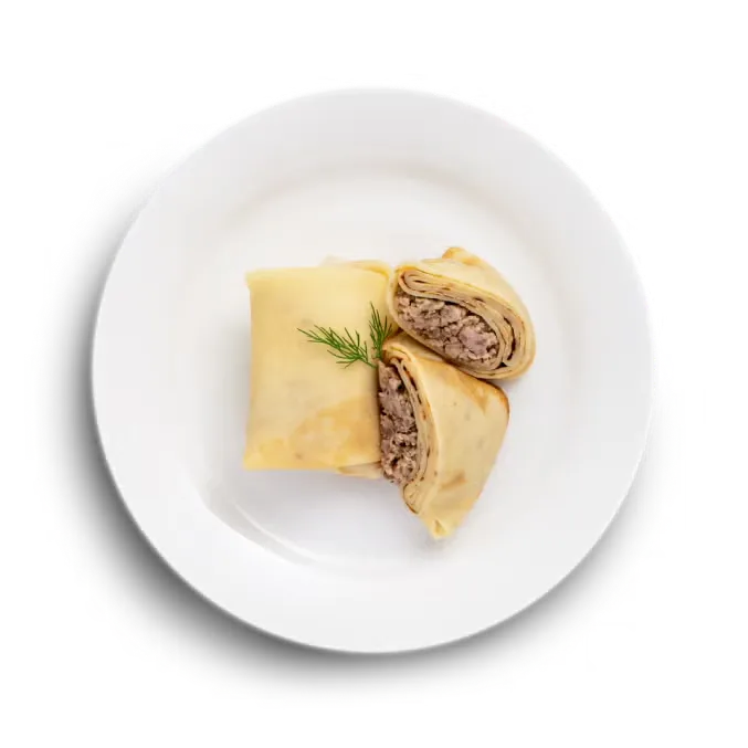 Blini with Beef (2pc)
